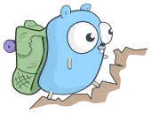 The Golang gopher mascot